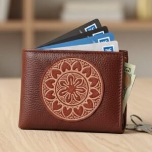 Leather wallet for men
