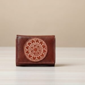 Leather wallet for women